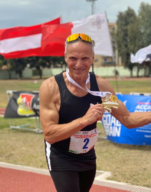 Andreas Berger gewinnt erstes Saisonrennen. | Foto: Berger