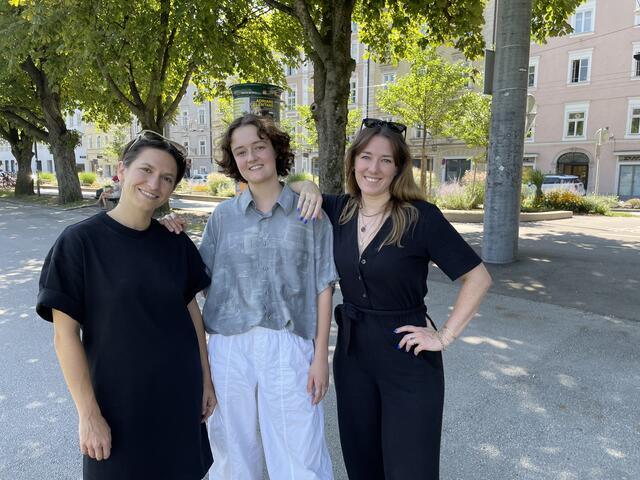 Bei dem Flavourama-Festival werden rund 400 Tänzer aus aller Welt erwartet. Im Bild: Elena Rainer, Lio Jakob und Olivia Mitterhuemer | Foto: Lisa Gold