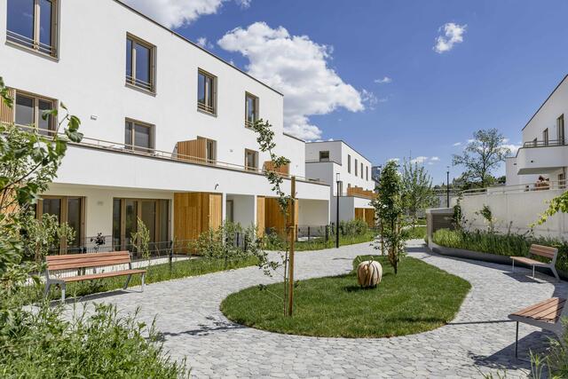 In der marena-Anlage wohnt es sich ruhig und im Grünen. | Foto: marena