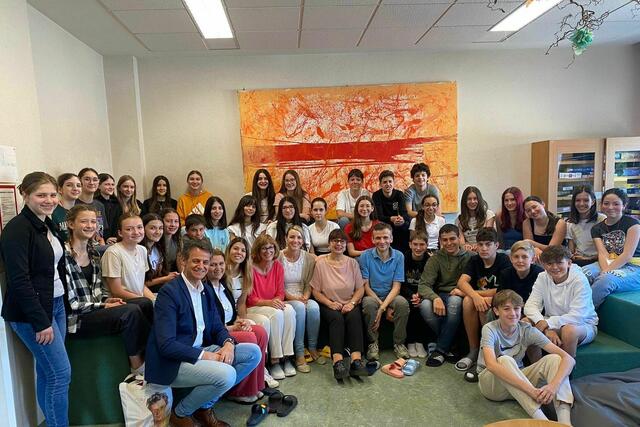 Freundschaft und amicizia - Italien zu Gast: 17 Schülerinnen und Schüler samt Begleitlehrerinnen aus Treviso am B(R)G Leibnitz. | Foto: B(R)G Leibnitz