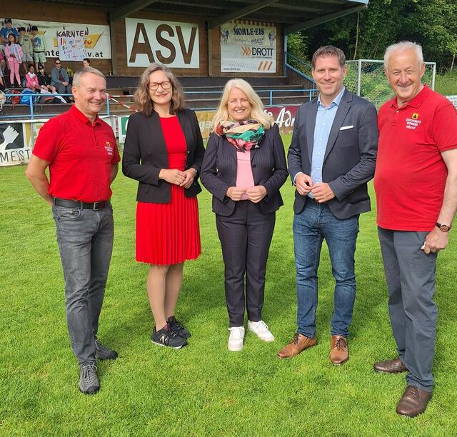 Die SPÖ machte sich auf der Kindersicherheitsolympiade ein Bild von den Leistungen der Kinder.  | Foto: SPÖ Klagenfurt