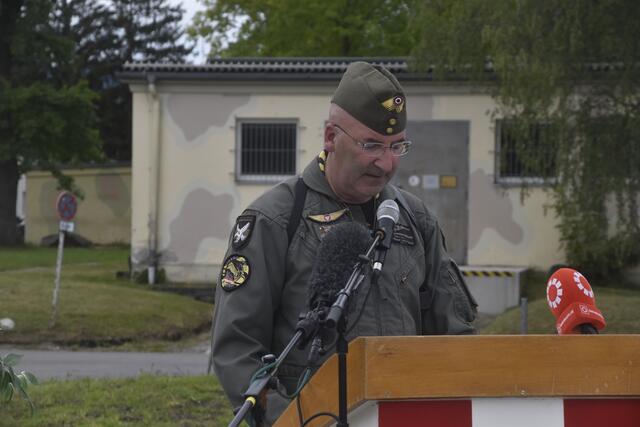 Festakt in der Schwarzenberg-Kaserne im Beisein der Verteidigungsministerin.  | Foto: Thomas Fuchs