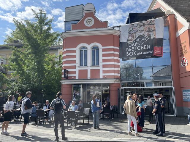 Das Kaffeehaus Hubmann in Leibnitz wird in der 20. Staffel von "Soko Donau" zu sehen sein. | Foto: Fischer/Gady