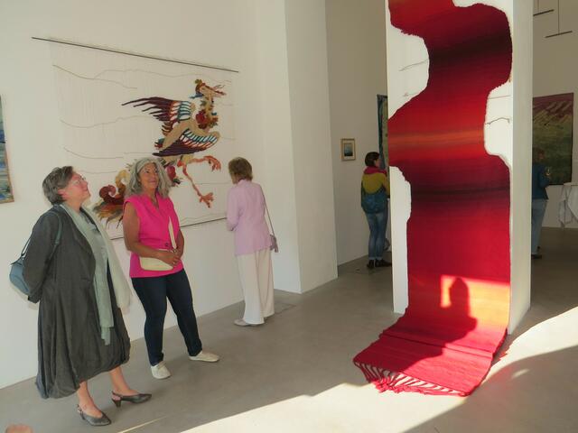 Kunden, Freunde, Auftraggeber und Bekannte sorgten für volle Ausstellungsräume.