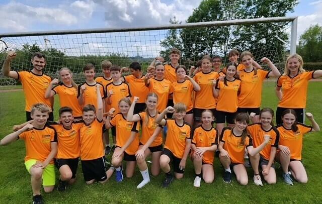 Die Schülerinnen und Schüler waren erfolgreich beim Leichtathletik-Wettbewerb. | Foto: MS Bad Schwanberg