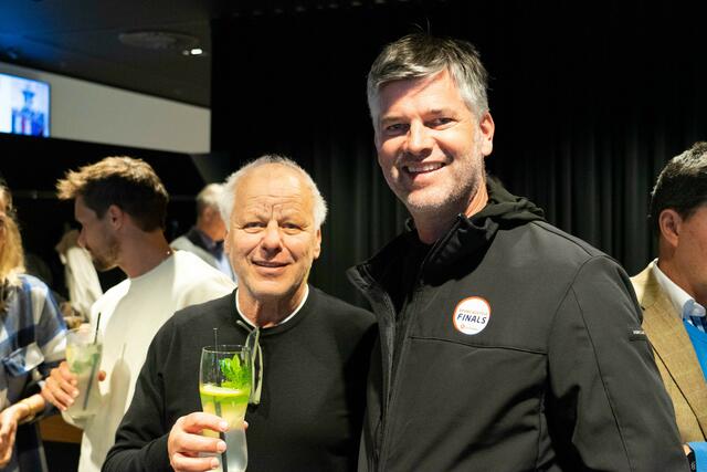 (v. l. n. r.) Fred Steinacher und Gerd Bischofter (Geschäftsführer der Sport Austria Finals)
| Foto: Lebensraum Tirol Gruppe