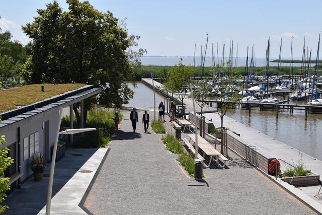 Die Steganlage wurde komplett modernisiert.  | Foto: Stefan Schneider