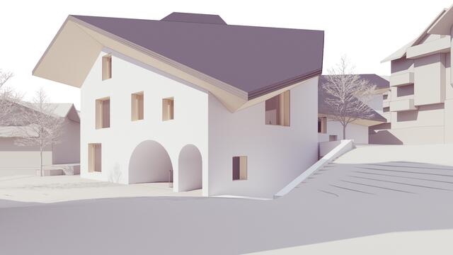 Die Architektur fügt sich ideal in die dörfliche Struktur von Fiss ein.  | Foto: Gemeinde Fiss