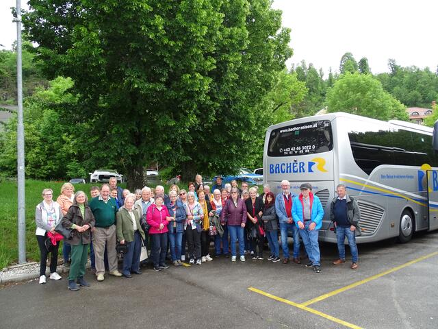 Die Reisegruppe der OG Glanhofen mit ihrem Obmann Peter Korb verbrachte ein paar schöne Ausflugsstunden in Slowenien. | Foto: Privat