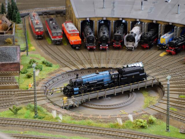 Bei der Modellbahn Deutschlandsberg sind über 100 Lokomotiven auf der Anlage unterwegs. | Foto: Modellbahn Deutschlandsberg