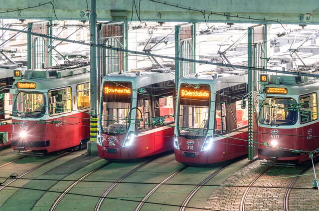 Laufend erweitern die Wiener Linien ihr Öffi-Angebot. Mehr Öffis brauchen aber auch mehr Infrastruktur. So wird die Remise Kagran modernisiert und erweitert. | Foto: Wiener Linien