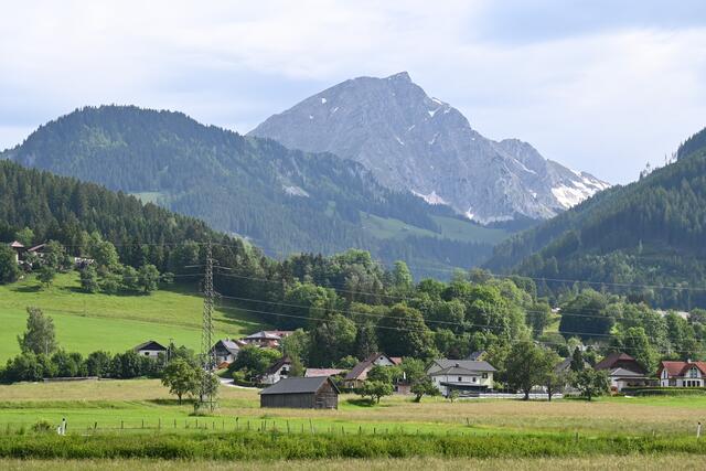Blick nach Ardning und Ennstaler Alpen