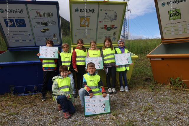 Spannend und lehrreich ist der Entsorgungslehrpfad für die Schüler:innen.  | Foto: Höpperger Umweltschutz