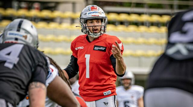 Am 8. Juni laufen die Raiders Tirol in Spanien gegen die Barcelona Dragons auf. Nachdem sich das Tiroler American Football-Team gerade von ihrem Quarterback getrennt hat, wird Kason Martin seine Aufgabe in Barcelona übernehmen. | Foto: Raiders Tirol