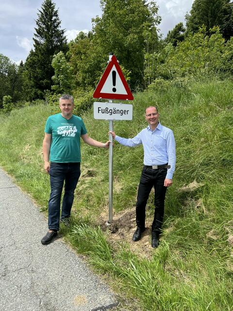 Vizebürgermeister Robert Druml (rechts), und der Obmann des Innovations-Ausschusses Werner Assek | Foto: SPÖ St. Stefan/Gail