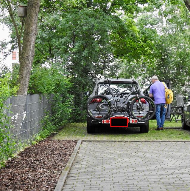 Abfahrt von Dresden mit Vorfreude auf unsere Radtour.