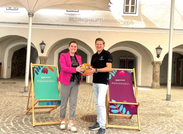 GF Antonia Jöchl und KC750-GF Florian Engl freuen sich auf das Public Viewing bei der Euro 2024. | Foto: Obermoser