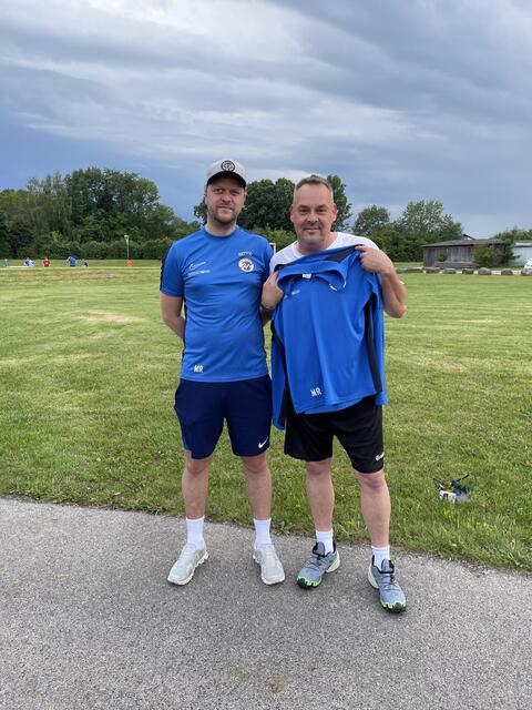 Trainer der Reserve U23 in Ober-Grafendorf Manuel Renner und Christian Lanik. | Foto: Martina Schweller