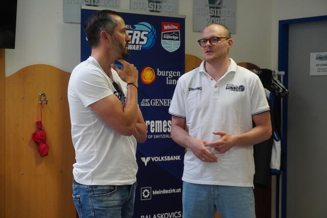 Smalltalk: Matthew Otten und Sebastian Käferle | Foto: Michael Strini