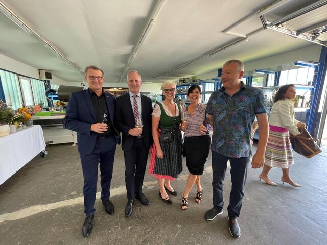 Partnertreffen: OSG-Obmann Alfred Kollar, David Reiter, Johanna Kuntner-Reiter, Edeltraud und Bernhard Loidl | Foto: HT