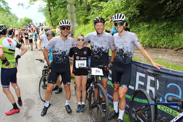 HSC Vögelsberg-Wattens: Robi, Elisa, Uwe und Andi