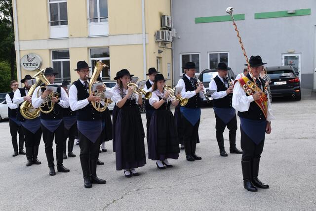 Der Musikverein Markt Allhau spielte auf. | Foto: Michael Strini