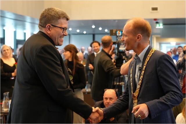 Angelobung von Achim Linde | Foto: Erich Staudinger