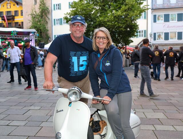 Die Veranstalter: Franz F. Schmalzl mit Partnerin Nicole Egger.