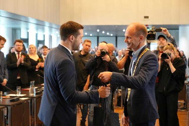 Angelobung von Fabian Walch | Foto: Erich Staudinger