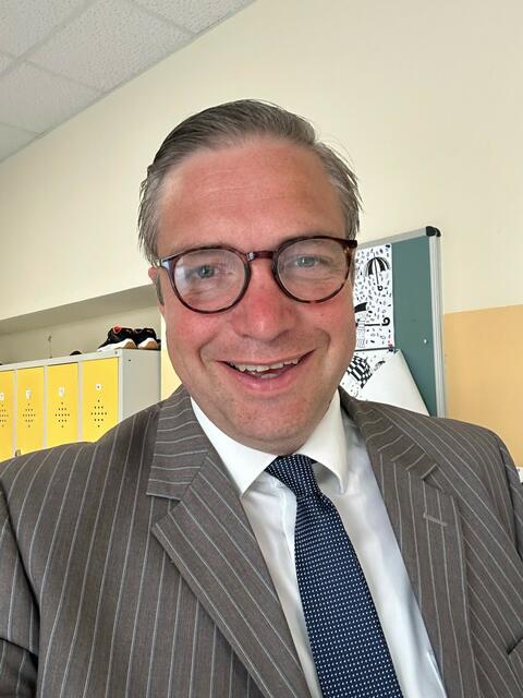 Hubert Keyl vor der Stimmabgabe. | Foto: Keyl
