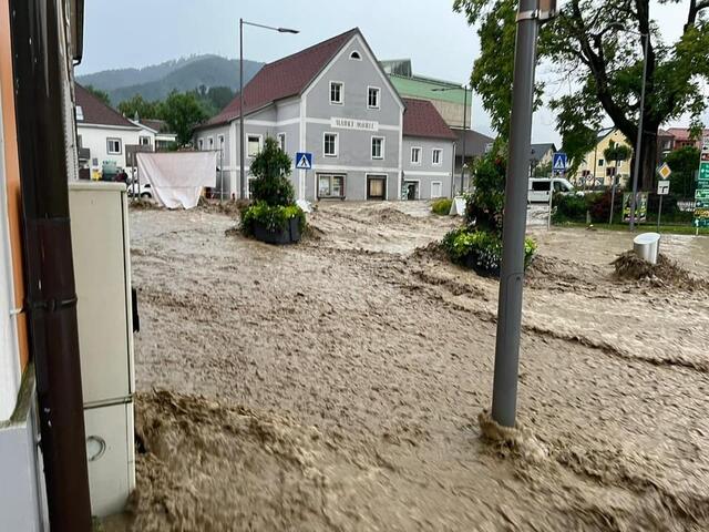Binnen kürzester Zeit ging der Übelbach | Foto: FB/Privat