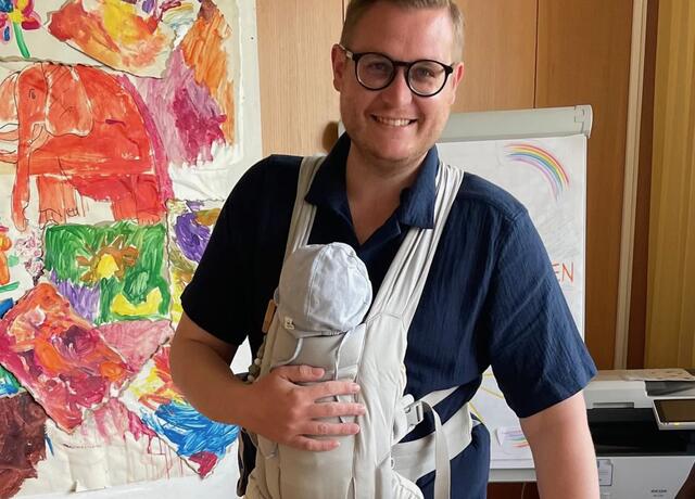 Der Kärntner ÖVP-Spitzenkandiat Julian Geier hat seine Stimme am Vatertag abgegeben.  | Foto: Privat