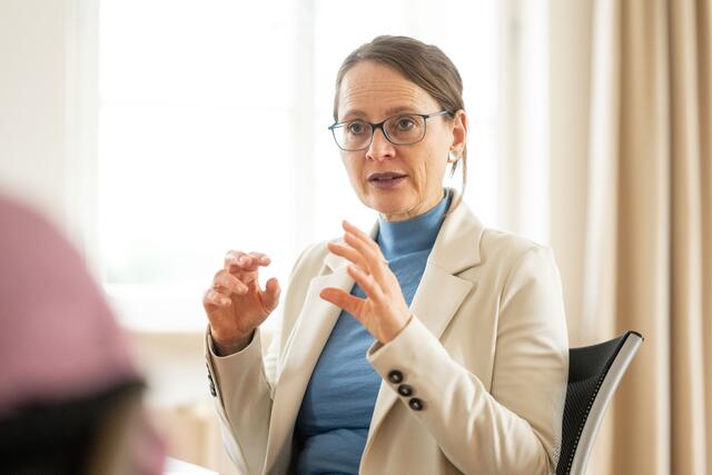 Martina Berthold, Salzburgs Grüne-Landessprecherin. | Foto: Neumayr