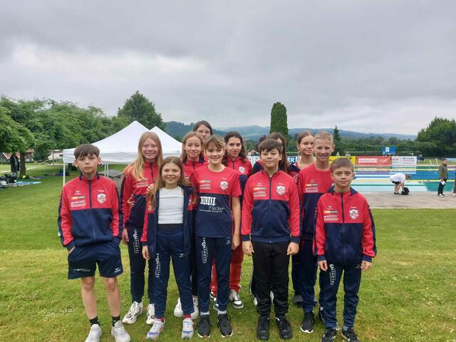 Das erfolgreiche Kapfenberger Schwimmteam. | Foto: KSV Schwimmen