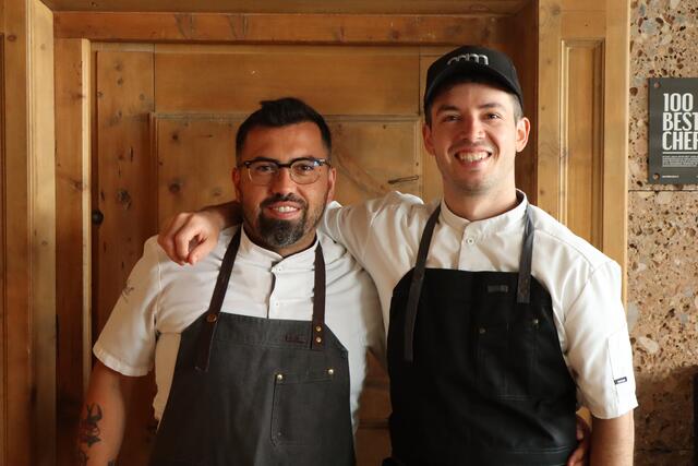 Die Freunde Oliver Mijic (links) und Michael Ploner betreiben gemeinsam ein Gourmetrestaurant in Nauders. | Foto: Celina Leitner