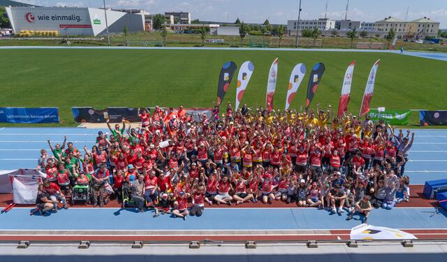 Gruppenfoto Tag 1 | Foto: Thomas Werchota/Special Olympics Burgenland