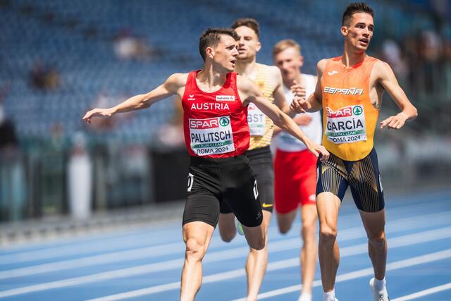 Raphael Pallitsch aus Oggau schafft es bei der Leichtathletik EM in Rom ins Finale über die 1.500 Meter.  | Foto: ÖLV / wolf.amri