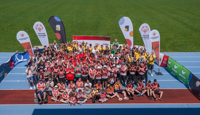 Gruppenfoto Tag 2 | Foto: Thomas Werchota/Special Olympics Burgenland