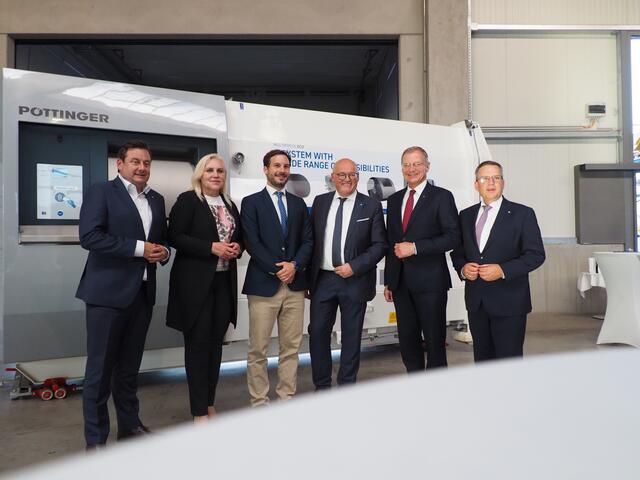 Kurt Egger, Angelika Winzig, Maximilian und Laurenz Pöttinger, Thomas Stelzer, August Wöginger | Foto: BRS
