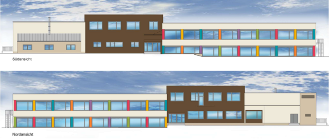 Die Umbauarbeiten an der Mittelschule werden pünktlich zum Schulbeginn im Herbst abgeschlossen sein. | Foto: KK
