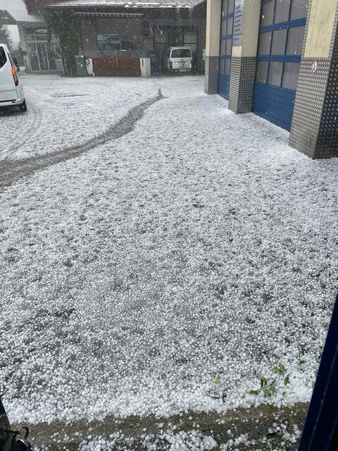 Hagel in Walchsee. | Foto: ZOOM.Tirol