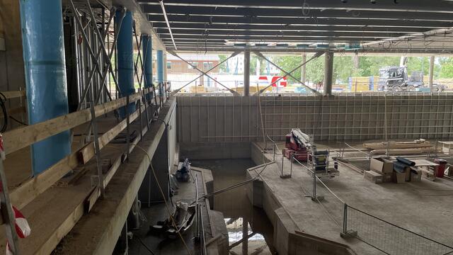 Wo sie aktuell noch eine Baustelle befindet, soll ab 2025 Platz für zahlreiche Sportarten geboten werden. | Foto: Kathrin Klemm