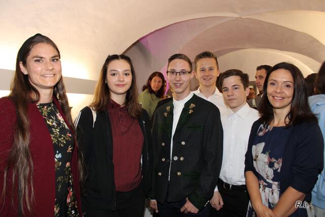 Die Abordnung der HTL Voitsberg mit Direktorin Alexandra Marchler (r.) | Foto: Lederer