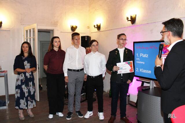 Andrea Camola interviewte alle Preisträgerinnen und Preisträger. | Foto: Lederer