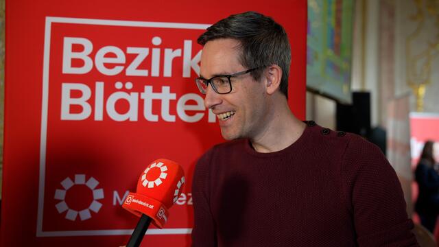 Kay-Michael Dankl von der KPÖ Plus | Foto: RegionalMedien Salzburg/Schubert