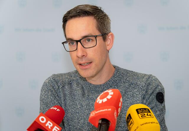 Vizebürgermeister Kay-Michael Dankl von der KPÖ-Plus | Foto: Stadt Salzburg/Alexander Killer