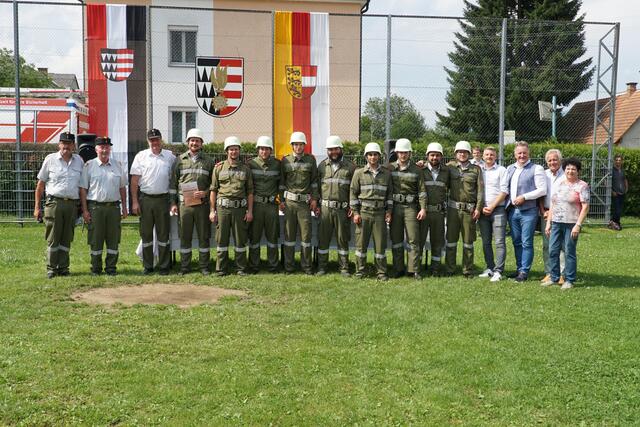 Die FF St. Paul, Gewinner im Bewerb Bronze A | Foto: BFKdo Wolfsberg