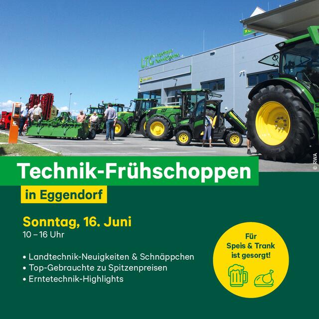 Ankündigung Frühschoppen Eggendorf. | Foto: Lagerhaus/RWA