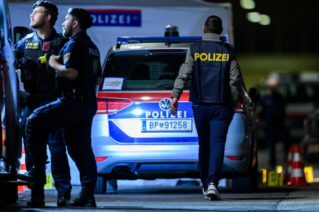 Ein Mann, der eine Frau in Wien ermordet haben soll, wurde von der Polizei erschossen, nachdem er mit einer Axt auf die Beamten losgegangen sein soll.  | Foto: MAX SLOVENCIK / APA / picturedesk.com 