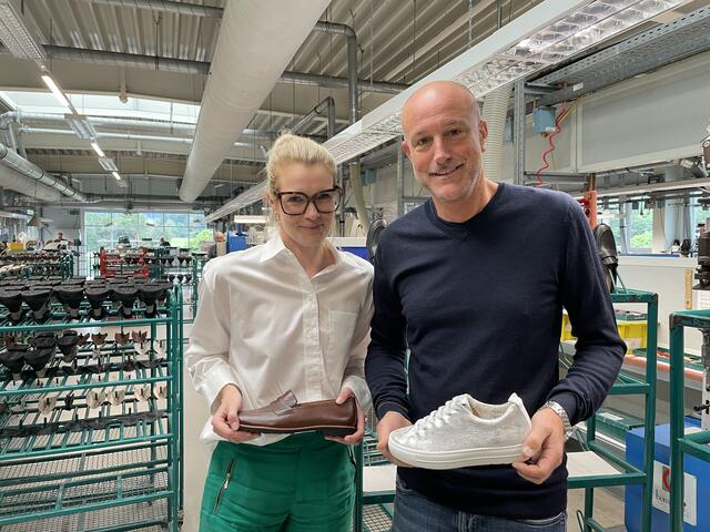 Barbara Aichinger (Gf) und Torsten Tesche (Gf) von Paul Green.  | Foto: Rosa Besler